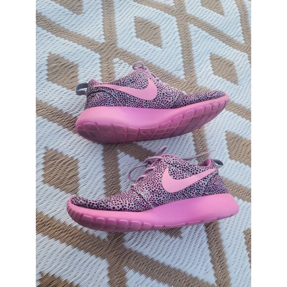 NIKE ROSHE RUN PRINT POLKA DOT 599432 005 SZ 6 WOLF GRAY VIOLET - Picture 5 of 15